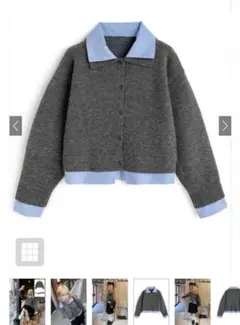 シャツドッキングニットカーディガンdpk447