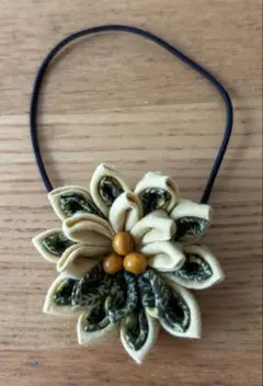 花デザイン ヘアゴム