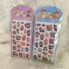 【新品】 ラブブ3Dシール 立体シール ④