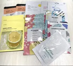 シートマスク13枚セット、アルビオン・アヌア・KISO・ダーマファクトリー