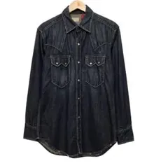 Levi's redloop リーバイス　長袖デニムウエスタンシャツ　インディゴ