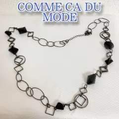COMME CA DU MODE　コムサデモード　ネックレス　ブラック