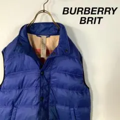 BURBERRY BRIT メガチェック ダウンベスト ノバチェック