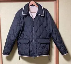 TAION ミリタリー リバーシブル ダウンジャケット　ブラック×クリーム