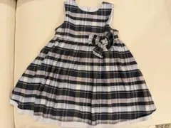 美品　タルティーヌエショコラ　春夏　チェック　ワンピース　 100