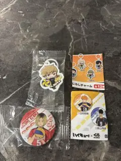 ハイキュー!! キャラクター バッジ めじるしチャーム2個セット