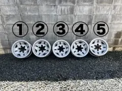 トヨタ ランクル78プラド純正15インチアルミホイール5本セット送料込み 
