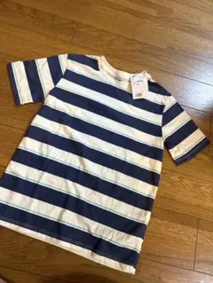 「新品未使用」H&M ボーダー Tシャツ 120/130のサムネイル
