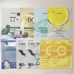 韓国スキンケア シートマスク パック 7種類 9枚