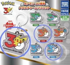 サ*ー様 ポケモン 30周年 メタルチャーム マスコット コンプリート 1弾