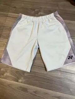 ヨネックス ホワイトパンツ サイドグラデーション