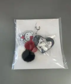 富江×ハローキティ エニマイくじ B賞 ハートキーホルダー