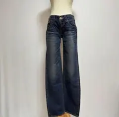 リーバイス903 インディゴデニムパンツ W29綿100% ストレート　ステッチ