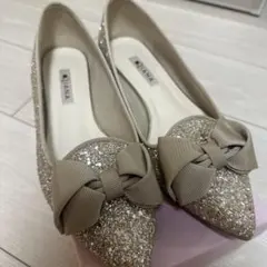 【DIANA】グリッターパンプス　25cm