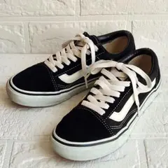 Vans❣️オールドスクール V36CL+ ブラック/ホワイト 23cm