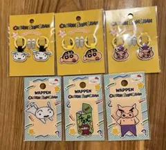 6点セット‼️クレヨンしんちゃん 上靴タグ ワッペン セット