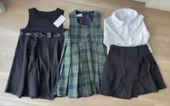 小学校受験　通塾　まとめ売り４着　110,120 ワンピース