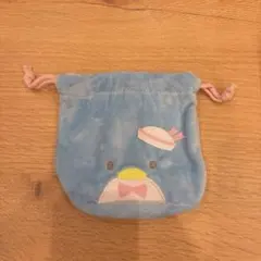 はぴだんぶい ふわふわフェイス巾着 タキシードサム 新品未使用