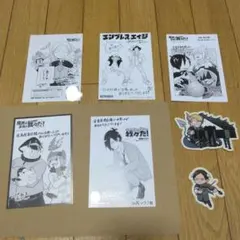 魔主役　異世界の主役は我々だ　エンプレ　特典ペーパー　ステッカー