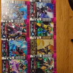 仮面ライダー 　ガンバライド★★★★～★★★★★などカードセット（計18枚）