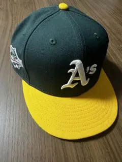 new era cap オークランドアスレチックス　MLB ニューエラ　美品のサムネイル