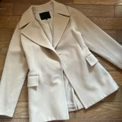 UNTITLED ベージュ ピーコート サイズ2