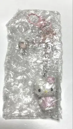 サンリオ　ミニチュアキルト　シークレットキーホルダー　ハローキティ　ピンク