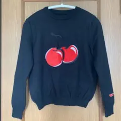 クルーネック ブラック