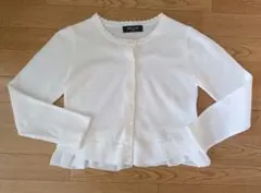 COMME CA ISM カーディガン 120A ホワイト