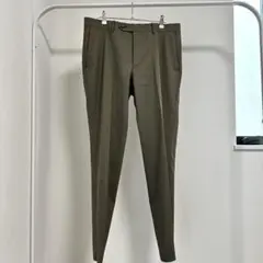 ORIHICAウォッシャブルストレッチパンツ カーキ★ほぼ未使用品のサムネイル