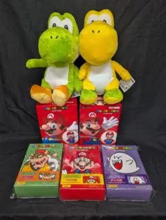 スーパーマリオ ビッグアクションフィギュア タオル 他　全７点SET 【未開封】