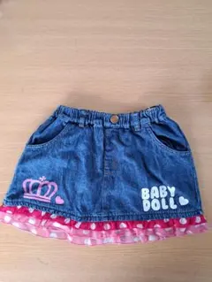 BABY DOLL デニムスカート 王冠デザイン　AKKM57♡様専用