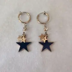 星形チャーム イヤリング