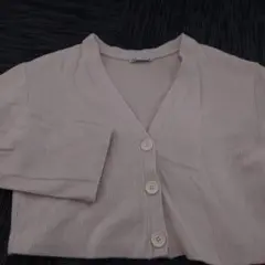 ZARA ニットカーディガン ベージュ 長袖