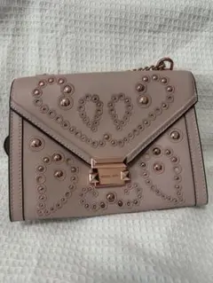 MICHAEL KORS スタッズ ショルダーバッグ ピンクのサムネイル