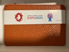 大阪万博 単パスケース オレンジ ミャクミャク EXPO2025 新品