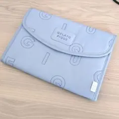 GELATO PIQUE 母子手帳ケース ライトブルー キルティング　Lサイズ