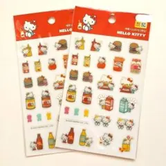 韓国 サンリオ ハローキティ ぷっくりシール ステッカー シール2枚セット