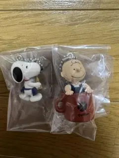 PEANUTS コーヒースタイルフィギュアマスコット3 2種