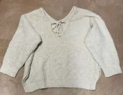 LOWRYSFARM ローリーズファーム　ニット　白　ベージュ