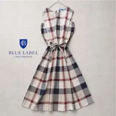 ブルーレーベルクレストブリッジワンピース ブルーレーベルクレストブリッジ ワンピース36 - メルカリ