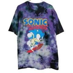ソニックザヘッジホッグ 00's タイダイTシャツ Lのサムネイル
