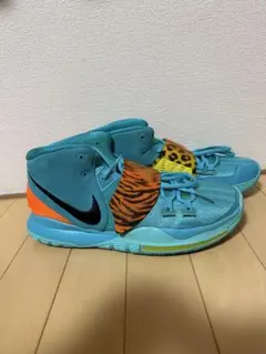 NIKE カイリー6 EP オラクルアクア ヒョウ柄 ベルクロ 29cm - メルカリ