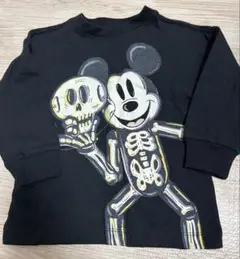 GAP ディズニー　ミッキー　ロンT 長袖　12-18 80 ハロウィン