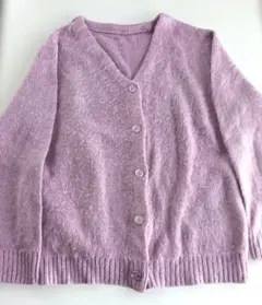 【INGNI 】薄紫 Vネック ニットカーディガン Mサイズ