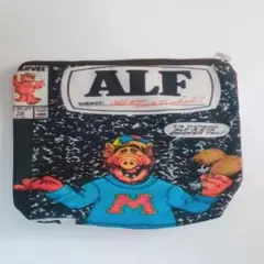 ③,アルフ ALF アメコミ風ポーチ 小物入れ キモカワ メルマック星所ジョージ