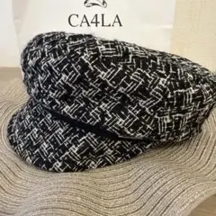 定価1万　未使用　CA4LA ツイードキャスケットMOTT CASQUETTE