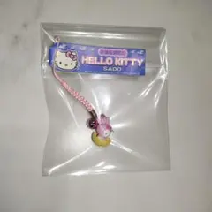 ハローキティ 新潟佐渡限定　とき　朱鷺　ストラップ　根付　ご当地