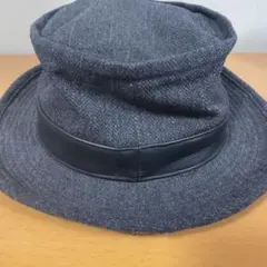 CA4LA カシラ　ウールハット ハット グレー レザーベルト