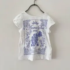 Anna Sui mini ラメグラフィックプリントTシャツ 120